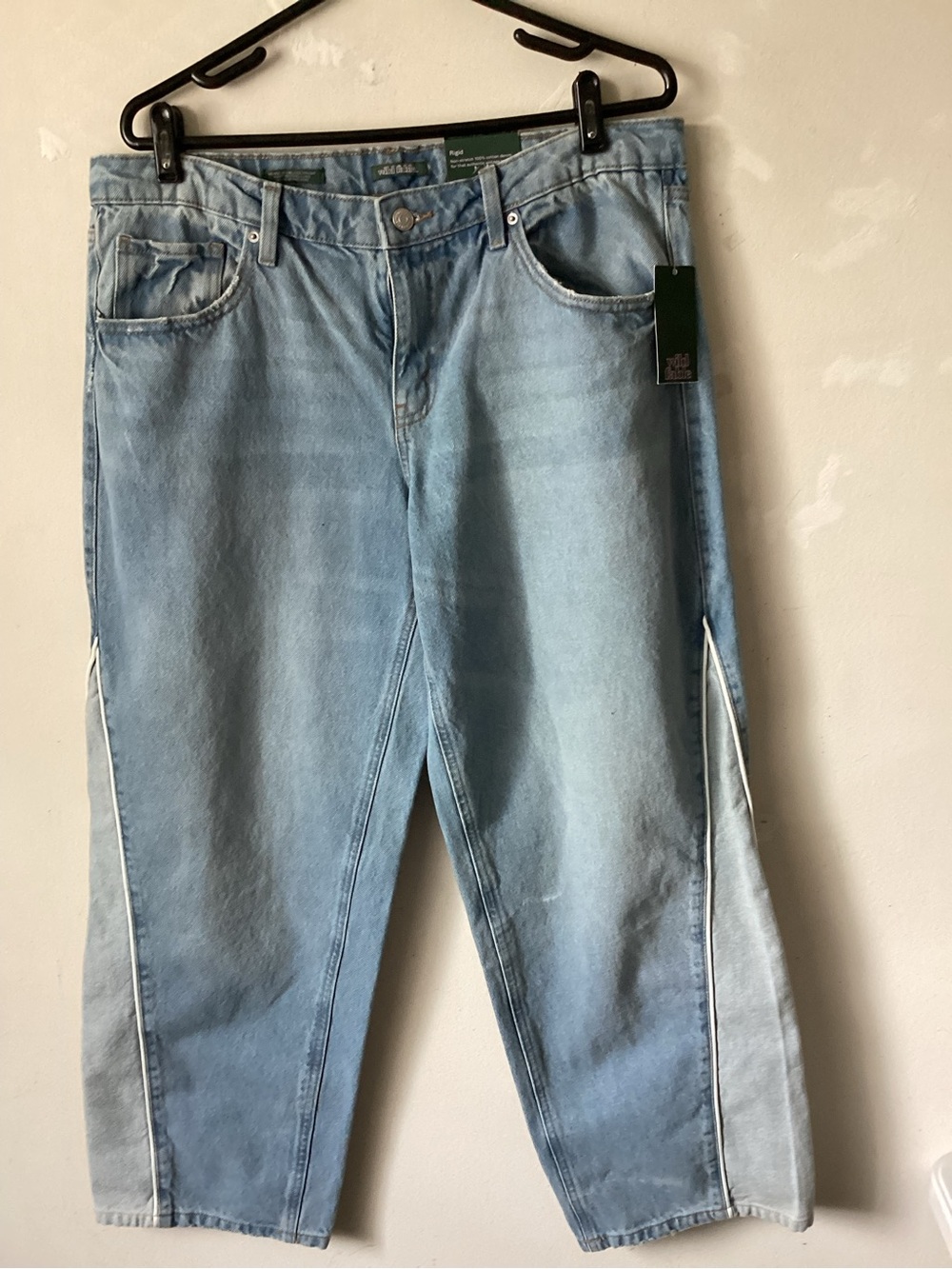 wild fable Light Blue Straight-Leg Jeans